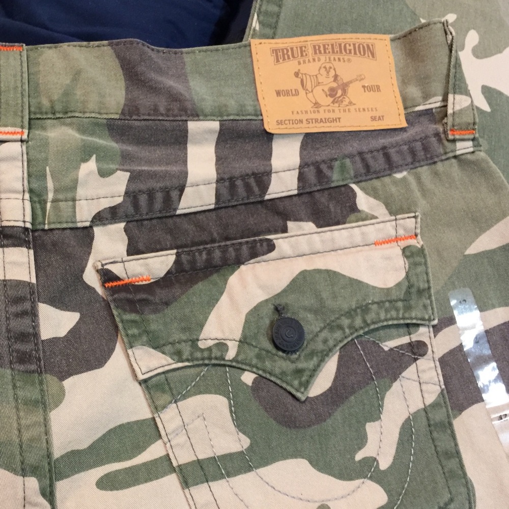 Camouflage army print True Religion Jeans - Picture 9 of 11